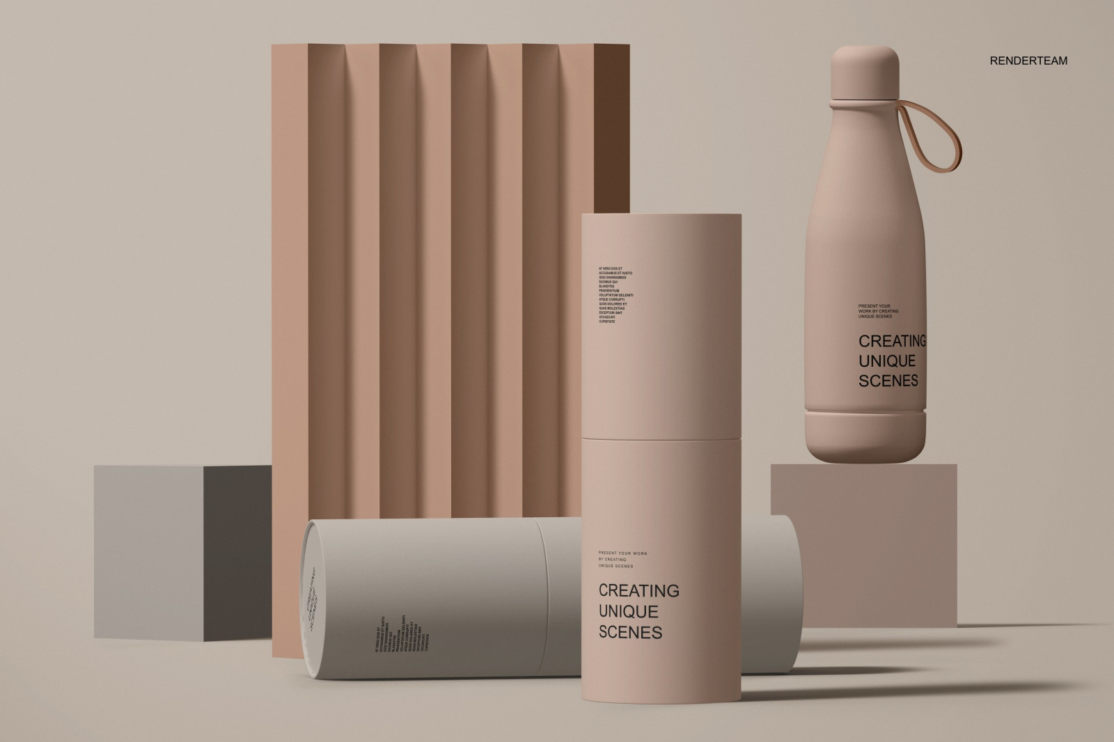 Tube and Bottle Mockup Set Tube and Bottle Mockup Set