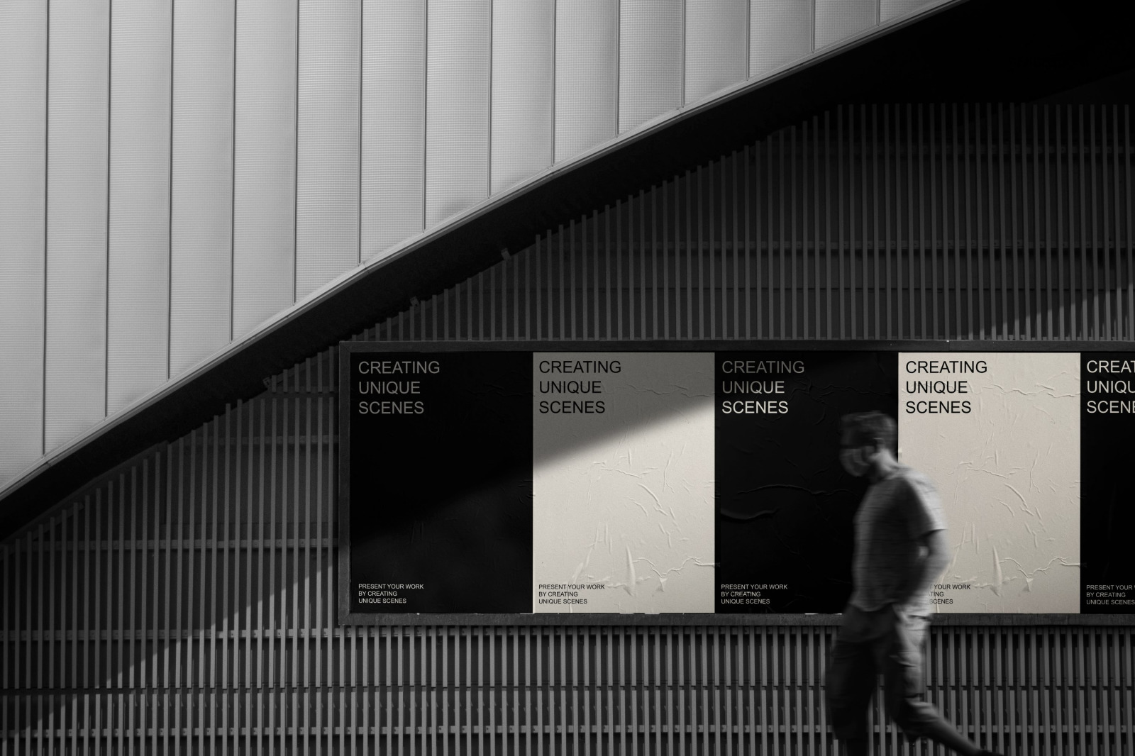 Advertising Posters Mockup Set Advertising Posters Mockup Set