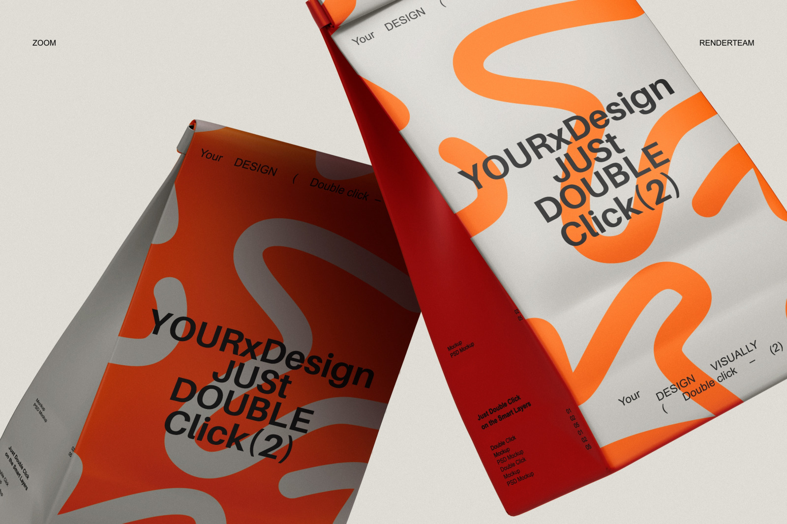 Paper Packaging Mockup Set Paper Packaging Mockup Set