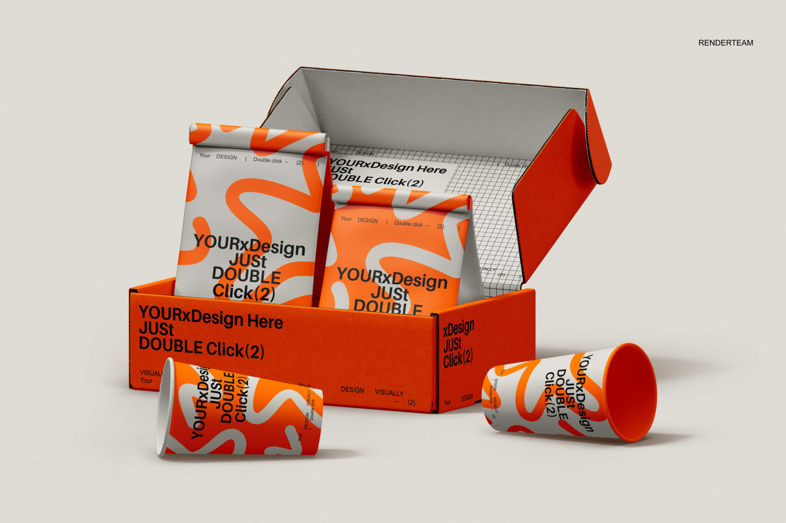 Paper Packaging Mockup Set