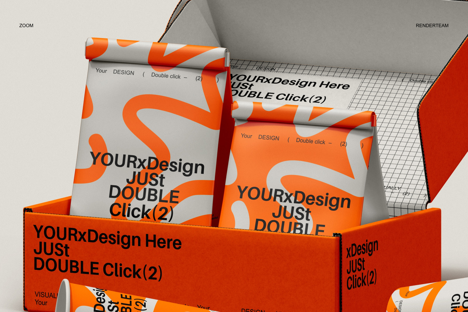 Paper Packaging Mockup Set Paper Packaging Mockup Set