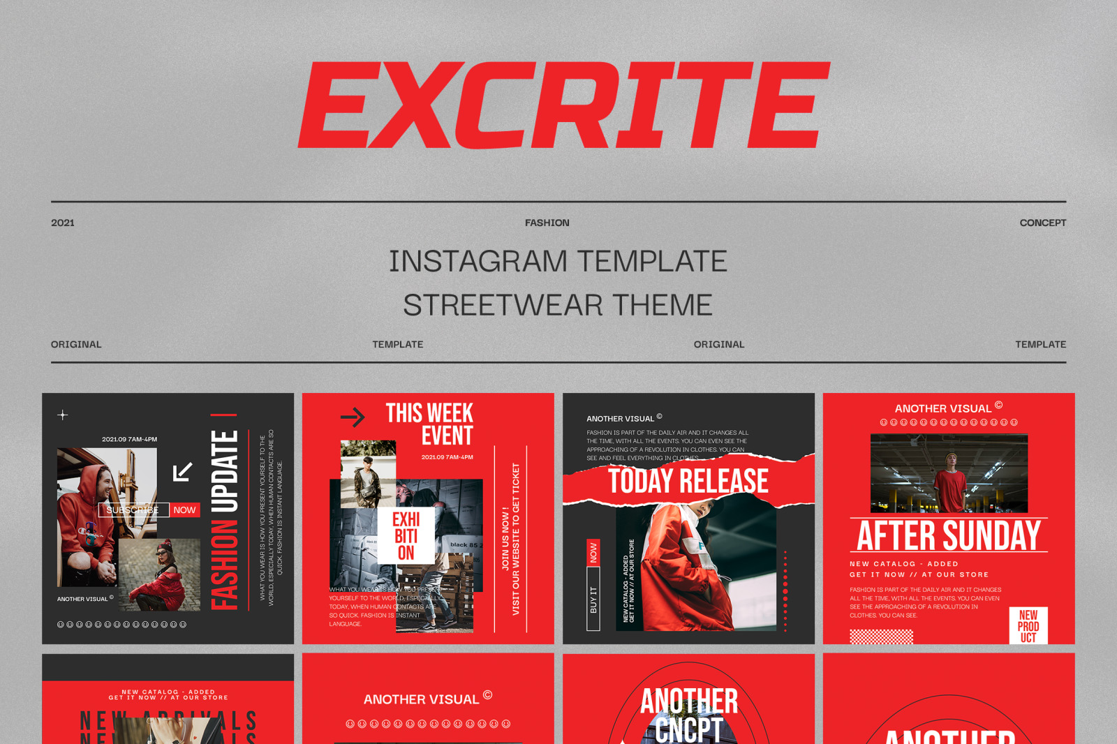 Excrite Instagram Template Excrite Instagram Template