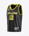 Basketball Jersey Mockup - Half Side View