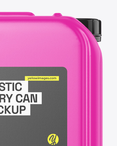 Plastic Jerry Can Mockup