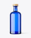 Colored Glass Bottle Mockup