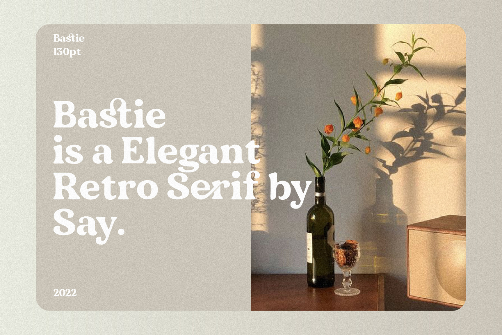 Bastie - Elegant Serif Font Bastie - Elegant Serif Font