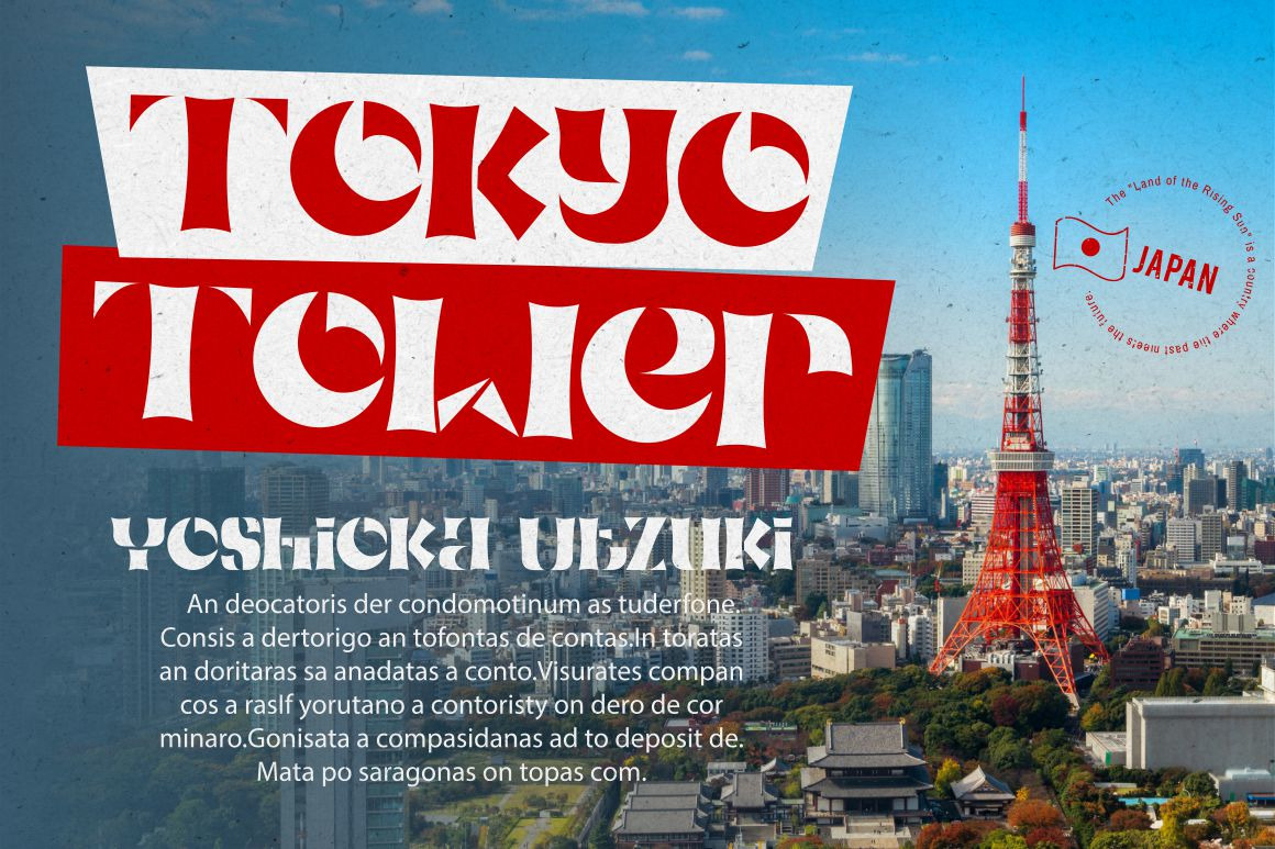 Raimei Hakke - Japan Style Logo Font Raimei Hakke - Japan Style Logo Font