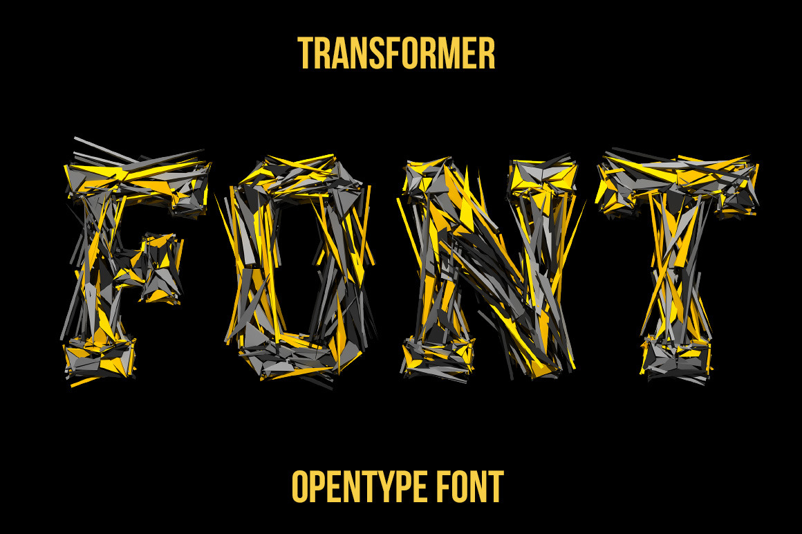 Transformer Font Transformer Font