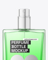 Colored Glass Perfume Bottle Mockup