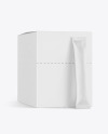 Matte Sachet w\ Box Mockup