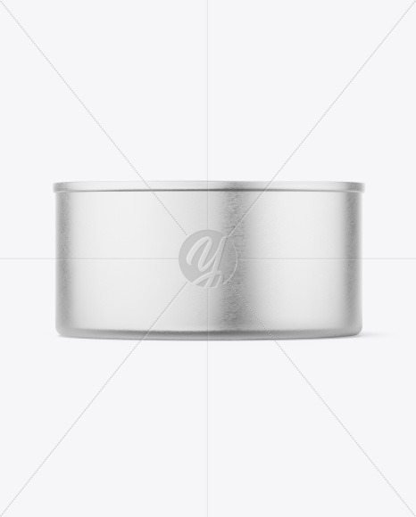 Metallic Tin Can Mockup