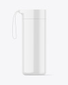 Glossy Thermo Flask Bottle Mockup