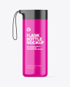 Glossy Thermo Flask Bottle Mockup