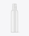 Glossy Plastic Cosmetic Bottle Mockup