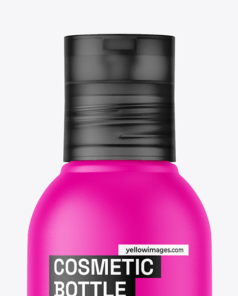 Matte Plastic Cosmetic Bottle Mockup Matte Plastic Cosmetic Bottle Mockup