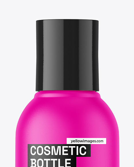 Matte Plastic Cosmetic Bottle Mockup Matte Plastic Cosmetic Bottle Mockup