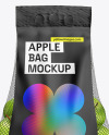 Apple Bag w/ Matte Label Mockup