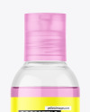 Clear Plastic Cosmetic Bottle Mockup Clear Plastic Cosmetic Bottle Mockup