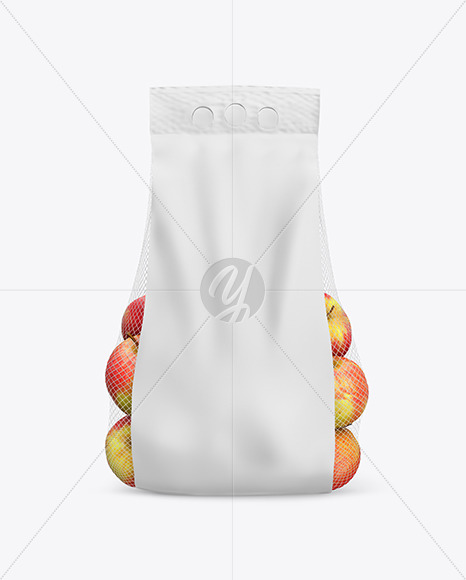 Apple Bag w/ Matte Label Mockup