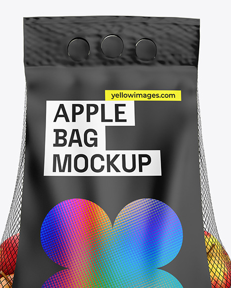 Apple Bag w/ Matte Label Mockup