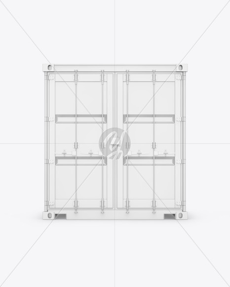 10F Shipping Container Mockup
