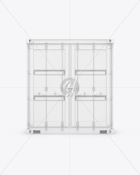 10F Shipping Container Mockup