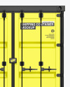 10F Shipping Container Mockup