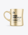 Matte Metallized Mug Mockup