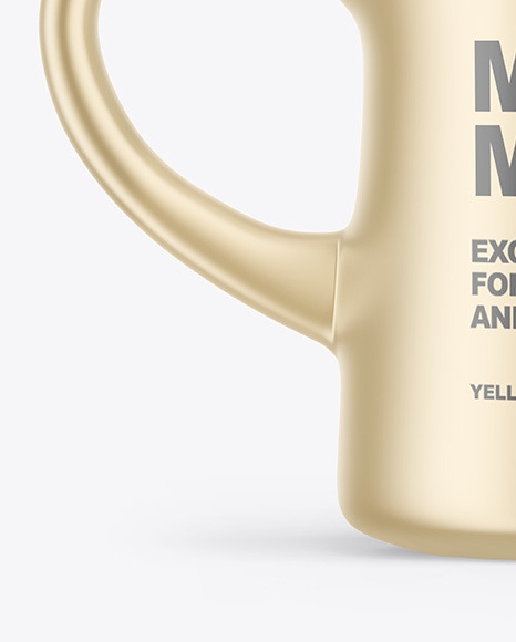 Matte Metallized Mug Mockup