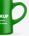 Matte Mug w/ Coffee Splash Mockup