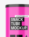 Glossy Snack Tube Mockup