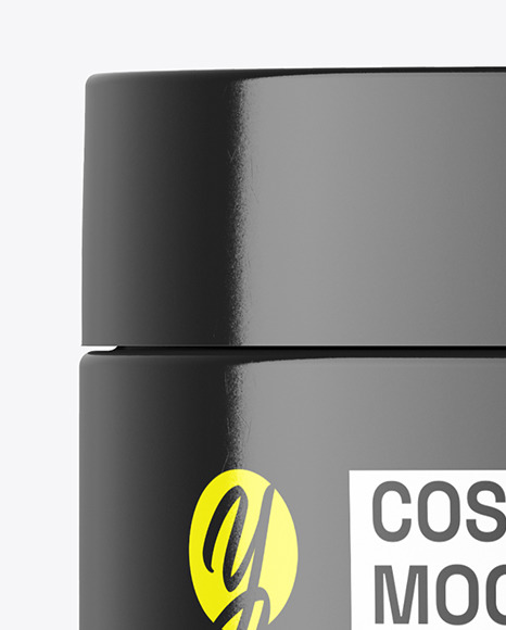 100ml Glossy Cosmetic Jar Mockup 100ml Glossy Cosmetic Jar Mockup