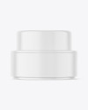 Matte Cosmetic Jar Mockup