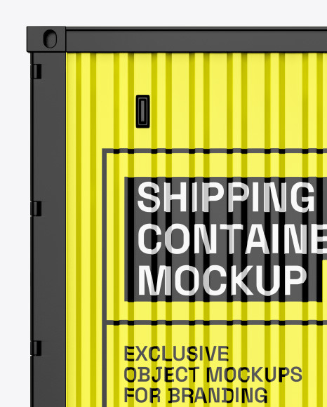 10F Shipping Container Mockup