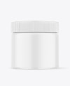 Matte Cosmetic Jar Mockup