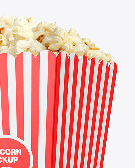 Popcorn Bag Mockup