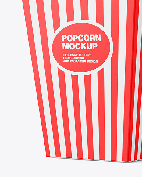 Popcorn Bag Mockup