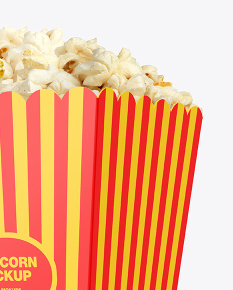 Popcorn Bag Mockup