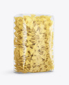 Plastic Bag With Farfalle Pasta Mockup