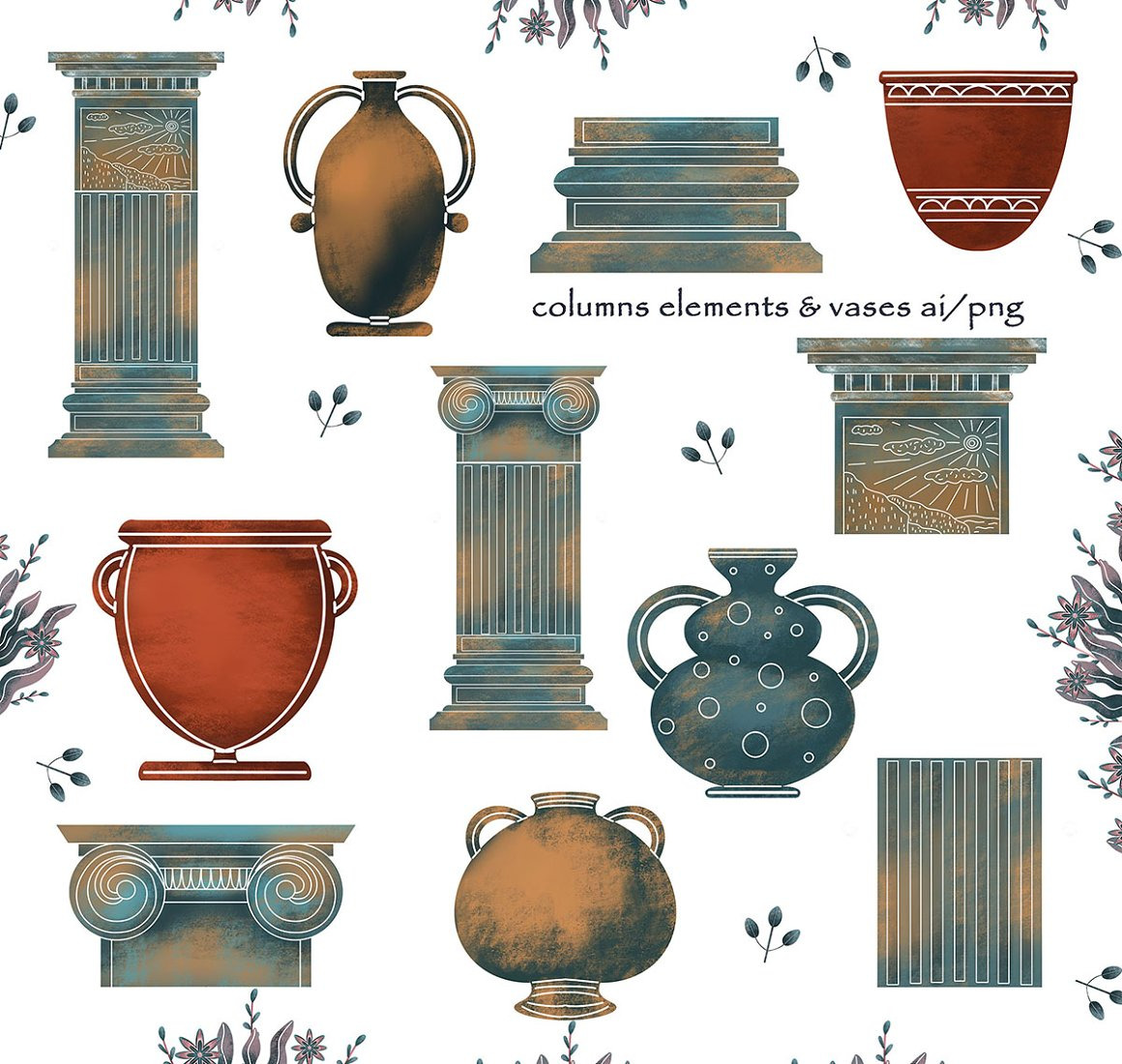WOMEN&FLORALS ILLUSTRATIONS WOMEN&FLORALS ILLUSTRATIONS