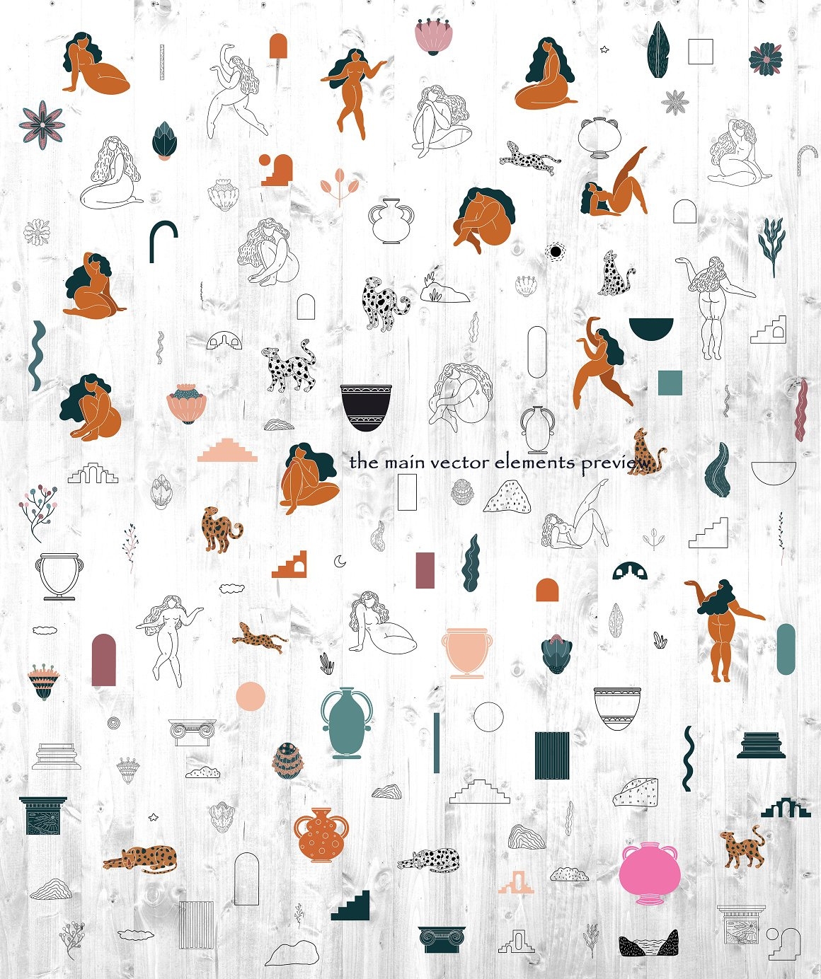 WOMEN&FLORALS ILLUSTRATIONS WOMEN&FLORALS ILLUSTRATIONS