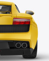 Lamborghini Gallardo Mockup - Back View