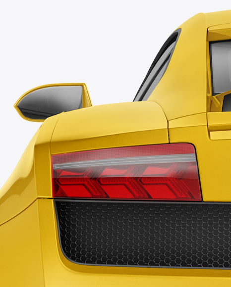 Lamborghini Gallardo Mockup - Back View