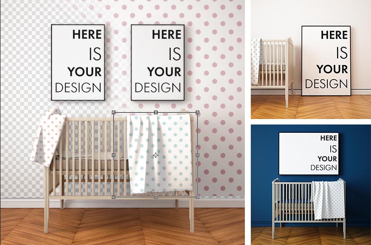 10 Mockups children&#039;s room