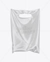 Glossy Plastic Carrier Bag Mockup