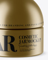 Matte Metallic Cosmetic Jar Mockup Matte Metallic Cosmetic Jar Mockup
