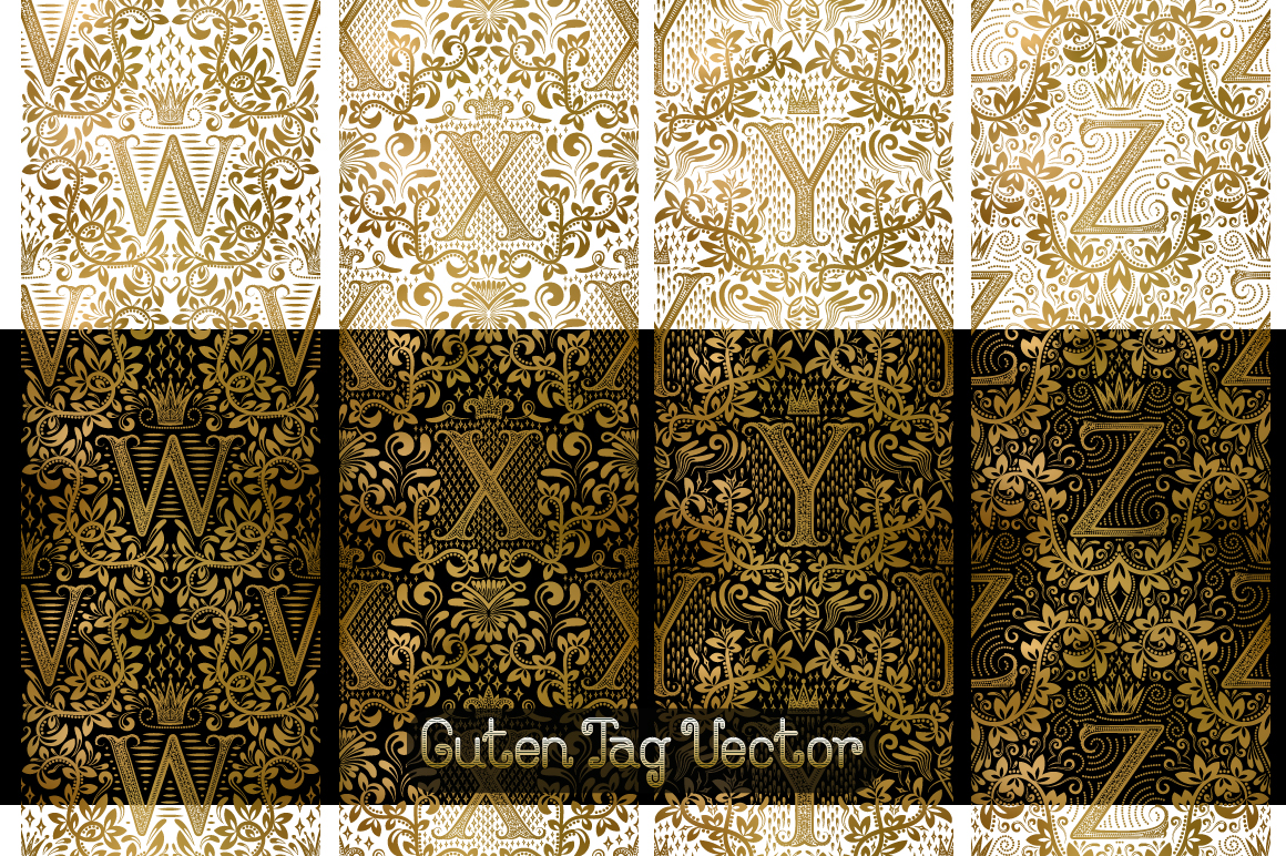26 alphabetic seamless patterns 26 alphabetic seamless patterns
