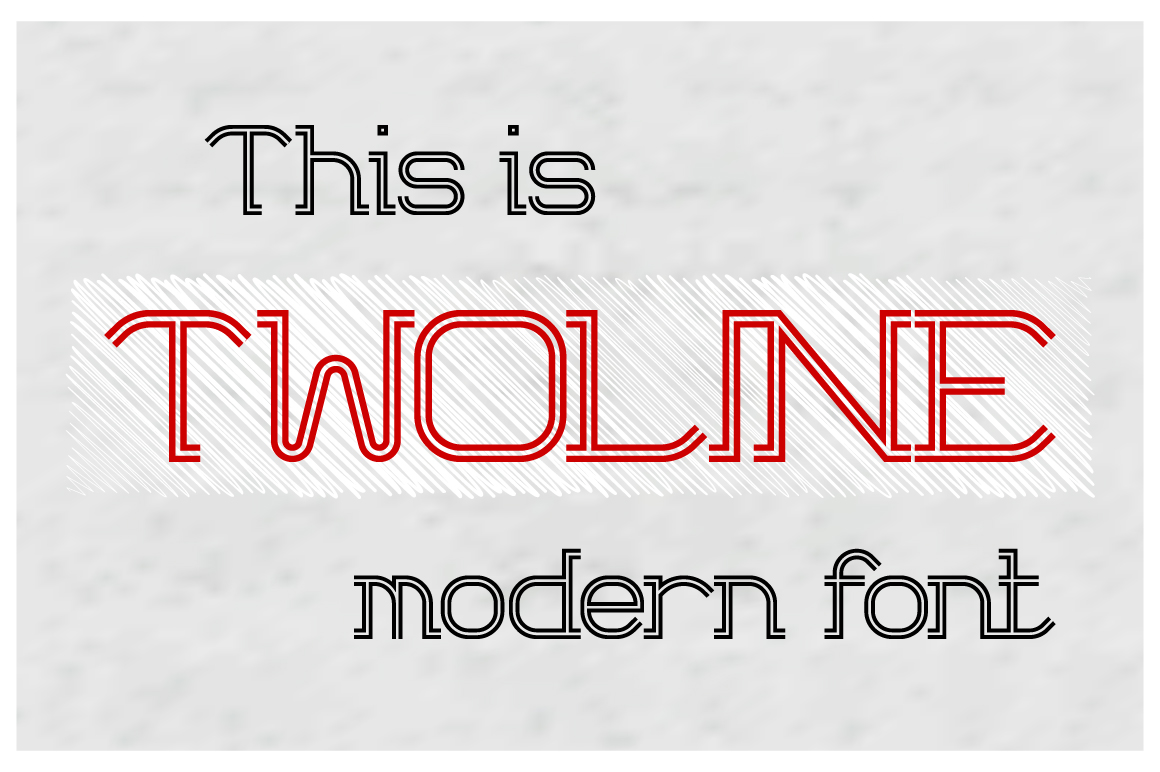 Twoline font two line symbols Twoline font two line symbols
