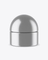 Metallic Cosmetic Jar Mockup Metallic Cosmetic Jar Mockup