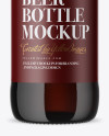 Dark Amber Glass Beugel Bottle Mockup Dark Amber Glass Beugel Bottle Mockup